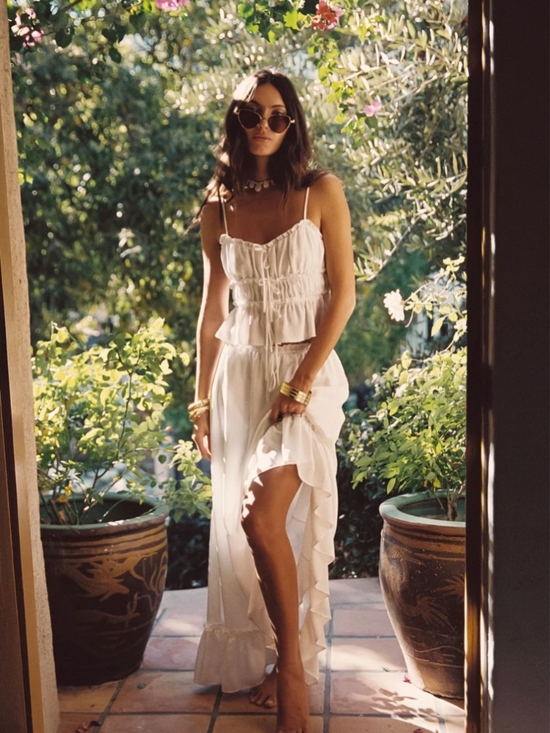 12th Tribe Dresses & Skirts - Dahlia White Satin Set